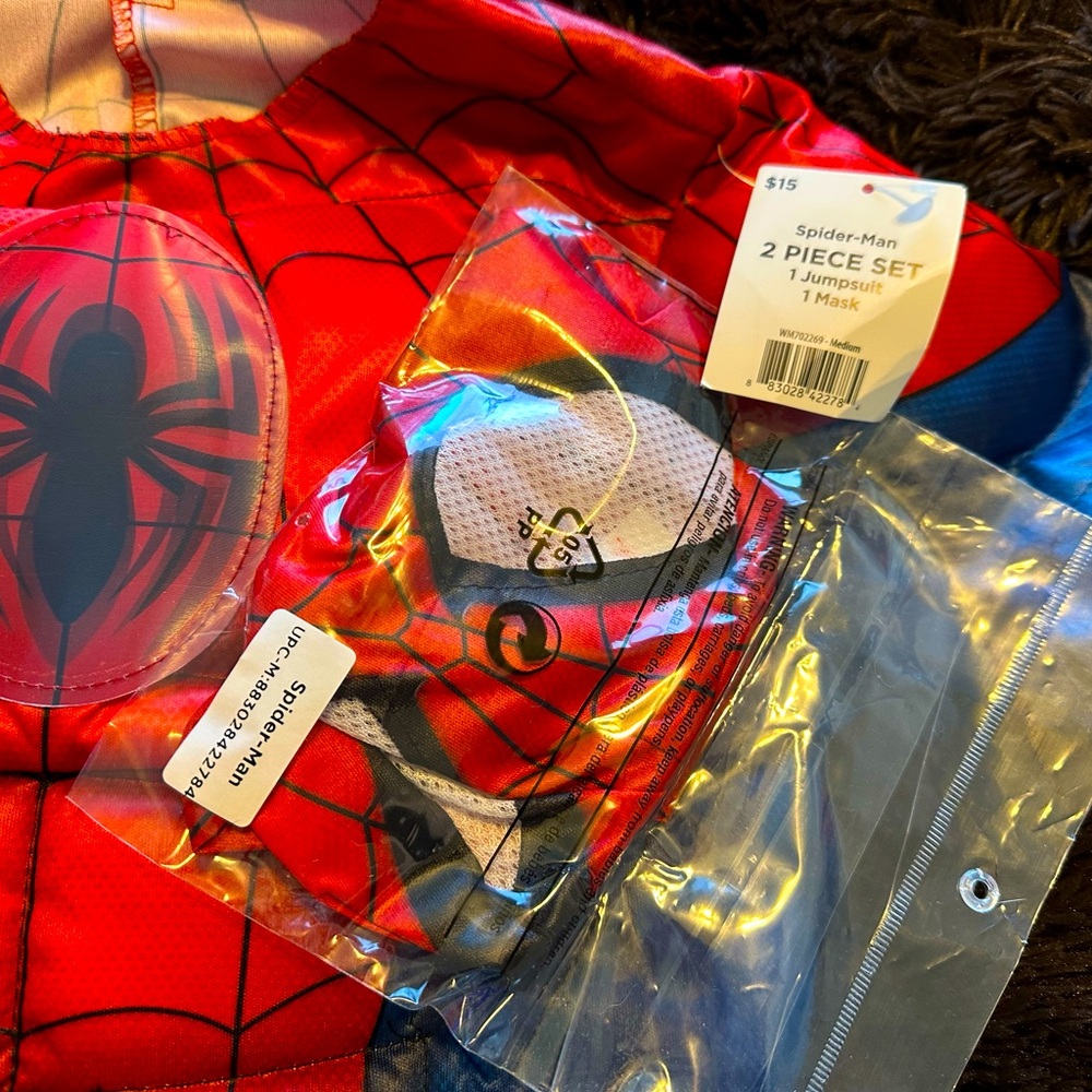 Spider-Man kids outfit medium size